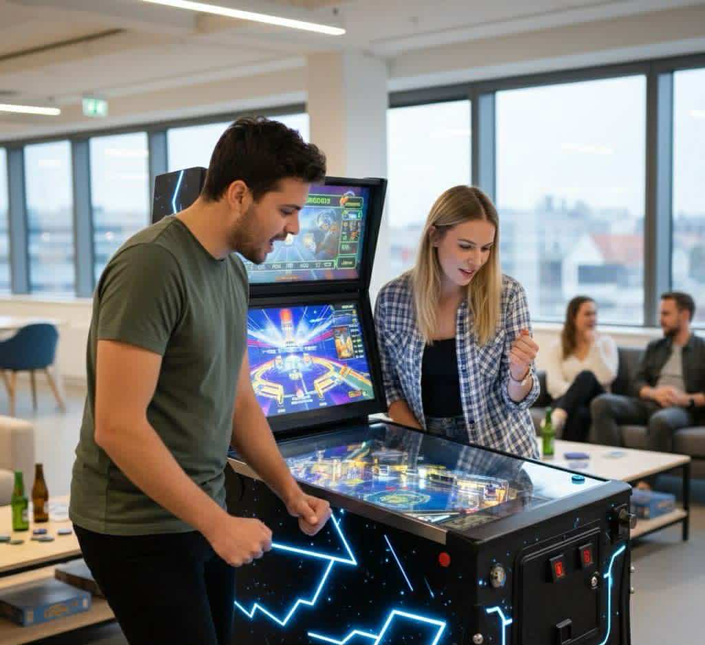 Virtuel Flippermaskine kontor